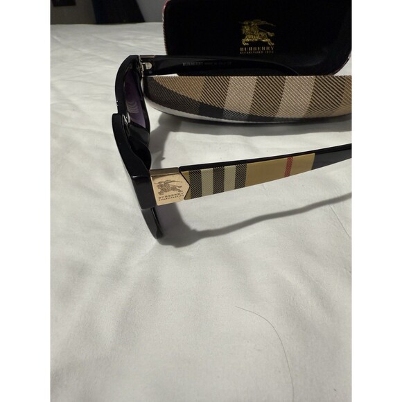 Burberry Heritage House Check Square Sunglasses (Model B 4164, Color 3001/8G)